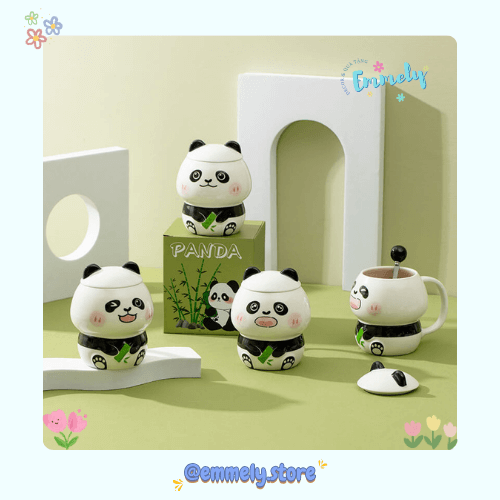 Mẫu cốc sứ Gấu Trúc Panda