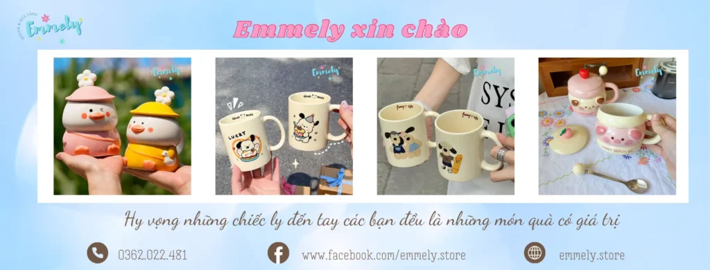 Emmely nơi in ly sứ chất lượng, giá rẻ tại TP Hồ Chí Minh