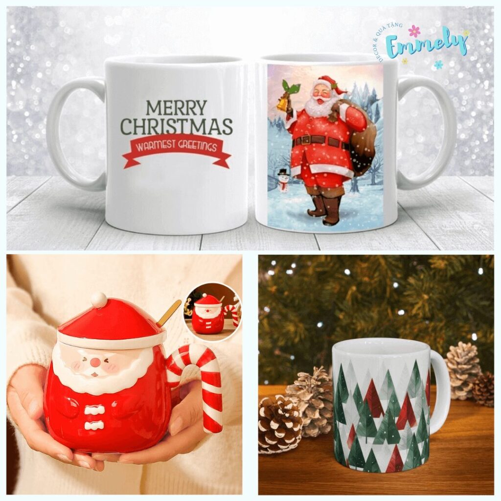 Các mẫu ly sứ noel