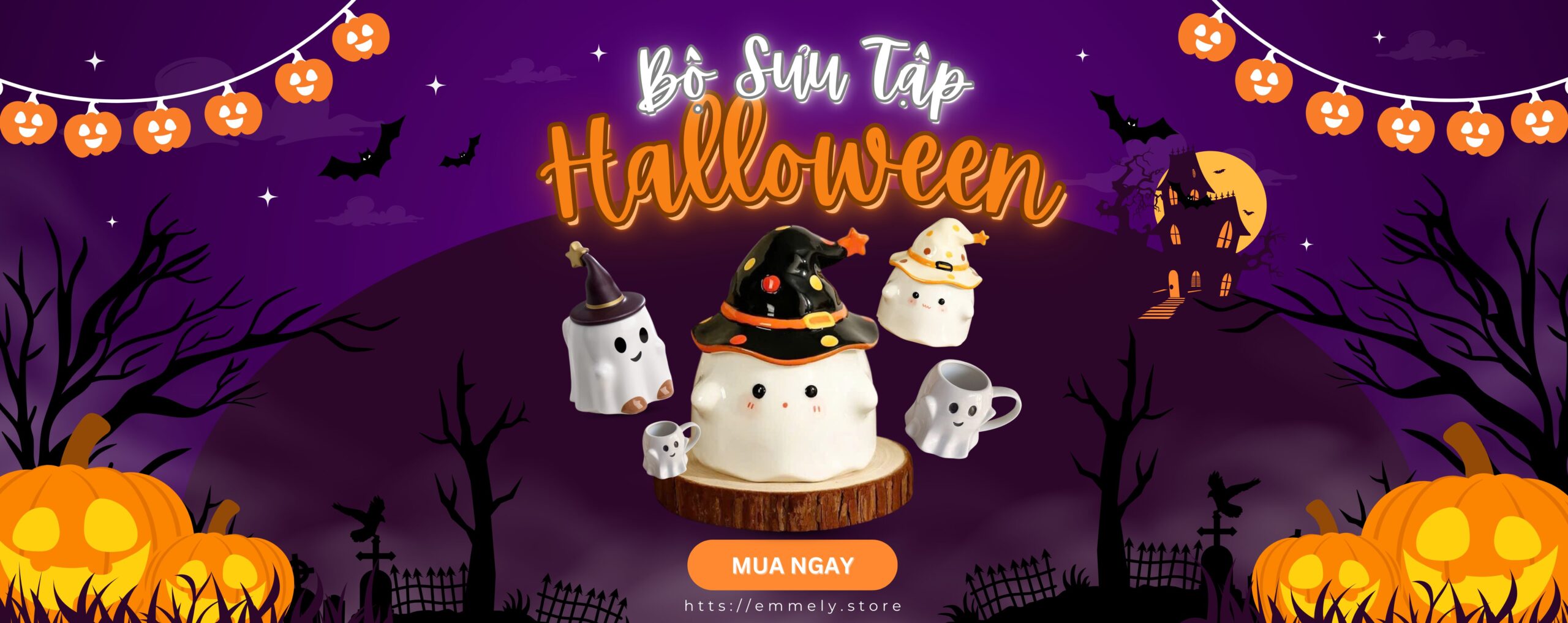 banner halloween - emmely store