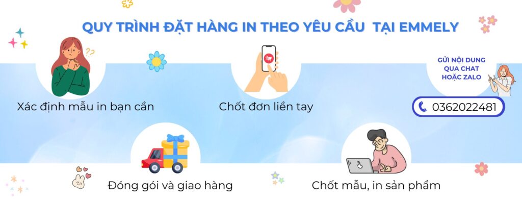 Quy trình đặt ly sứ in logo