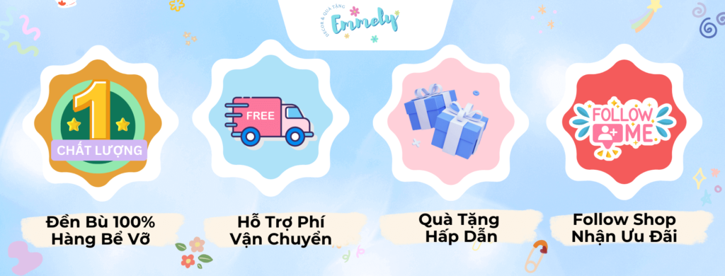 In logo ly sứ chất lượng tại Emmely