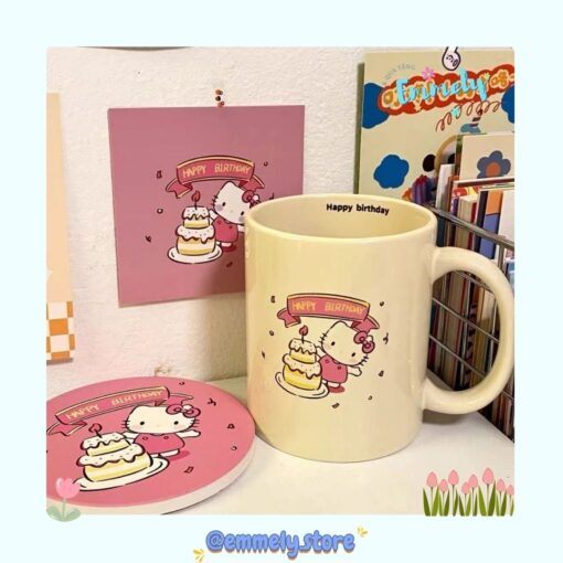 Ly Sứ Hình Mèo Hello Kitty