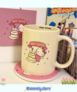 Ly Sứ Hình Mèo Hello Kitty