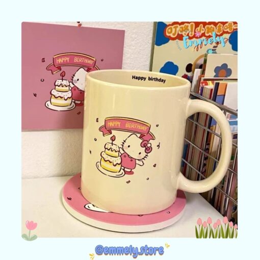 Ly Sứ Hình Mèo Hello Kitty